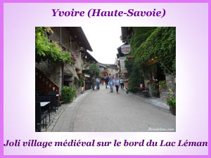 balade à Yvoire (Haute-Savoie)