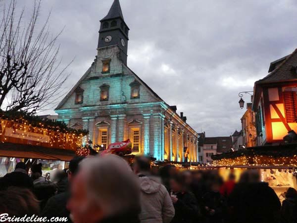 Marché de Noël à Montbéliard - illuminations des rues
