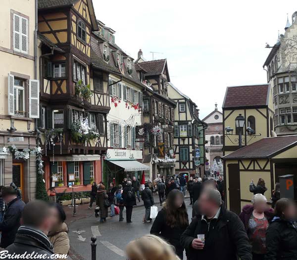 Les rues de Colmar pendant le Marché de Noël