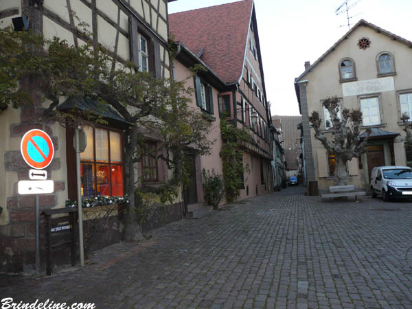 Façades du Village de Riquewihr ( Alsace)