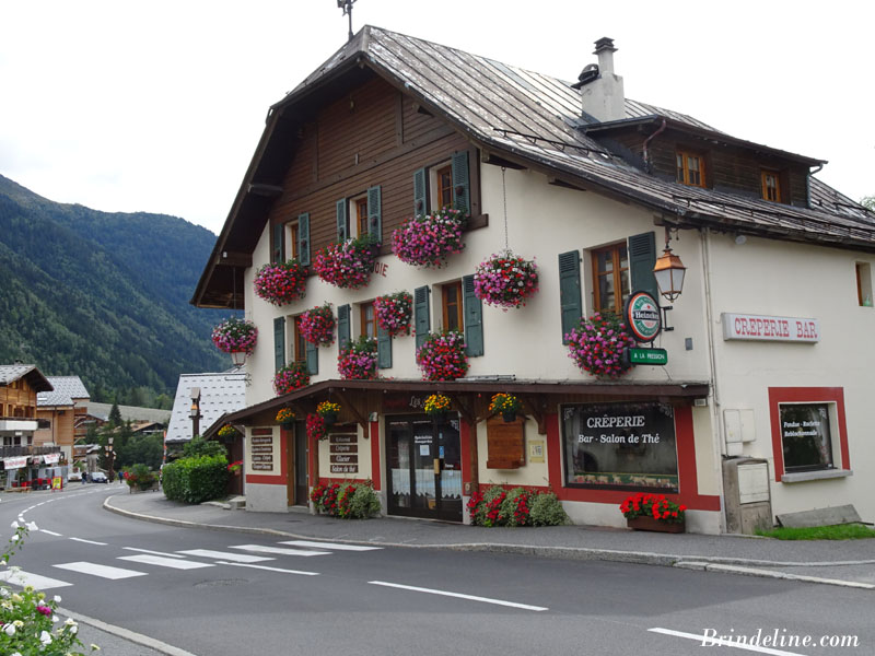 Centre du village de Contamines - Montjoie (Haute-Savoie)