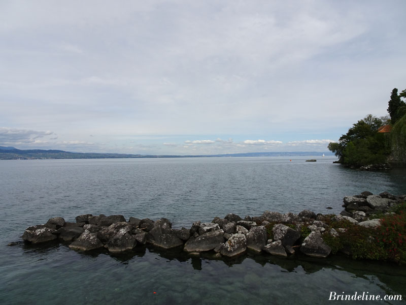 Lac Léman à Yvoire (Haute-Savoie)