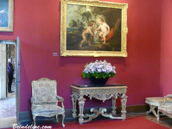 Salon intérieur du château de Chenonceau - Indre et Loire
