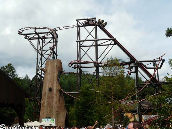 Parc attraction Fraipertuis - Jeanménil - Vosges - Timber Drop