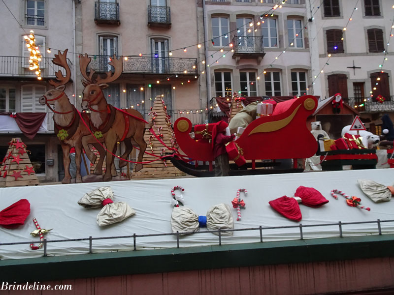 Décors du marché de Noël de Plombières les Bains
