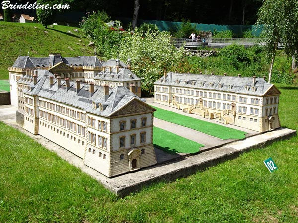 Parc Miniature de Plombières les Bains (Vosges) château Lunéville