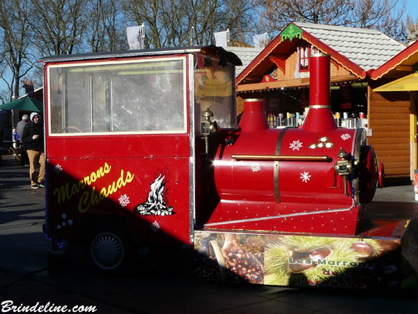 Marché de Noël à Metz - décoration  petit train 
