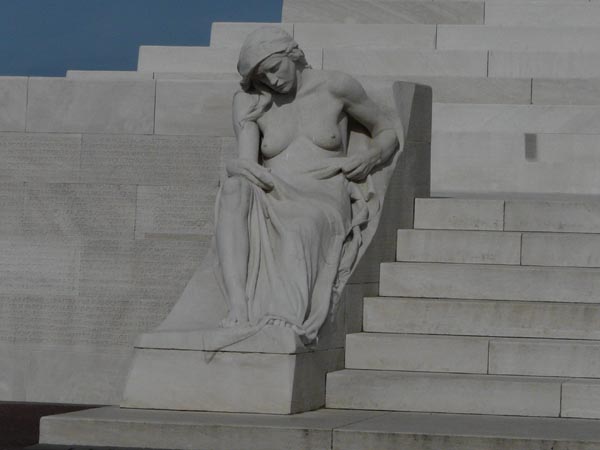 Mémorial de Vimy- Pas de Calais - hommage aux soldats canadiens