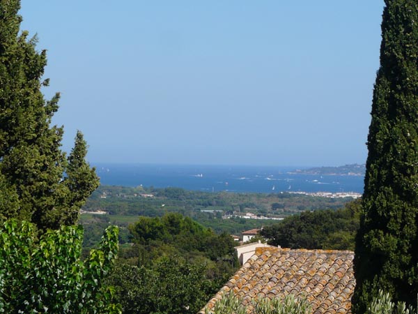 Golfe de St-Tropez - vue depuis le Village de Grimaud