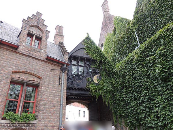 cour intérieure Bruges (Belgique)