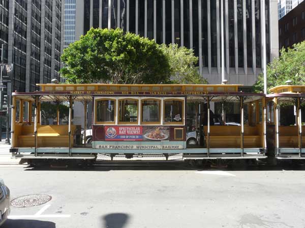 cable car à San Francisco  (Ouest américain)